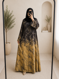 Noir Gold Abaya